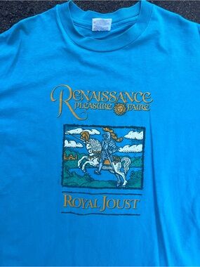 Vintage 90s Renaissance Pleasure Faire “Royal Joust” tee